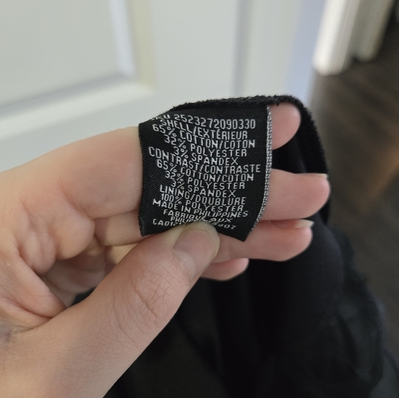 Size 3 White & Black Le Chateau A-line Formal Mini Dress - Picture 5 of 7